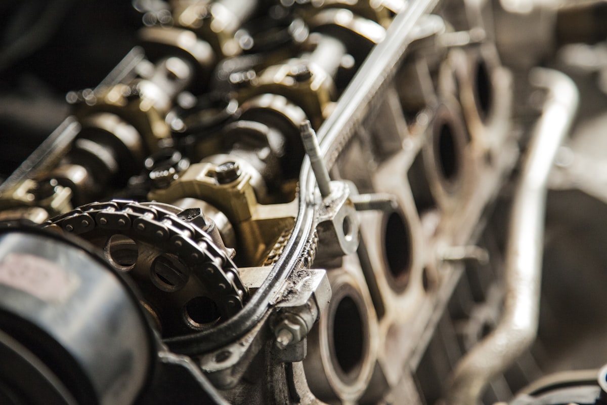 Engine bay during a preventive maintenance check
